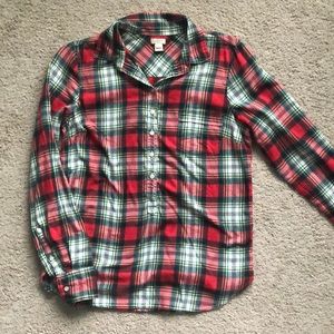 J Crew Christmas Flannel